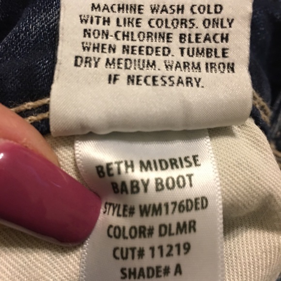 HUDSON Made in the USA Beth Midrise bootcut premium blue jeans - Picture 9 of 9